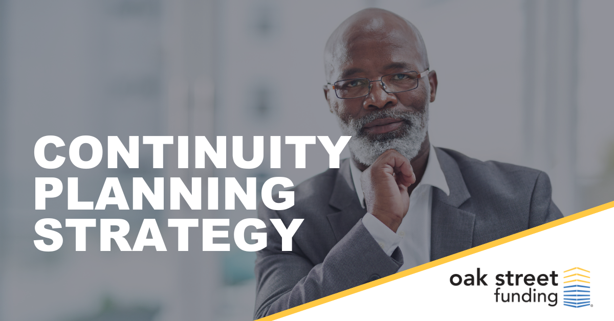 Continuity planning strategy
