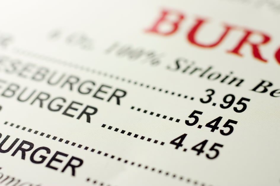 increase menu prices